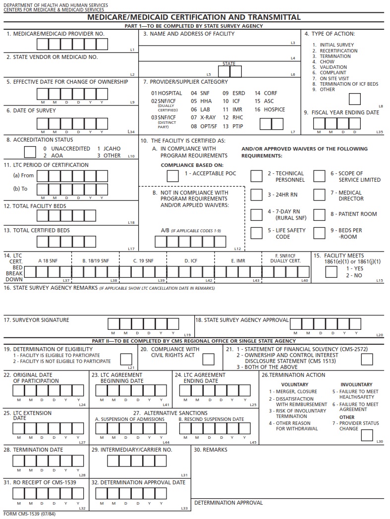 CMS 1539 - Page 1