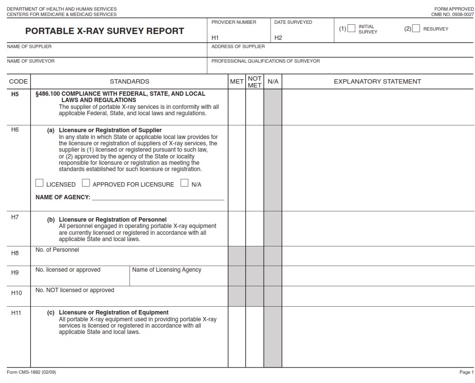 CMS 1882 - Page 1