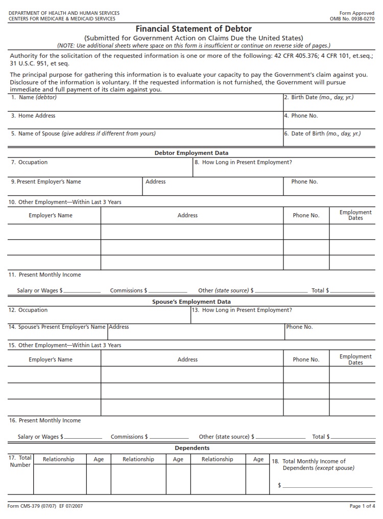 CMS 379 - Page 1